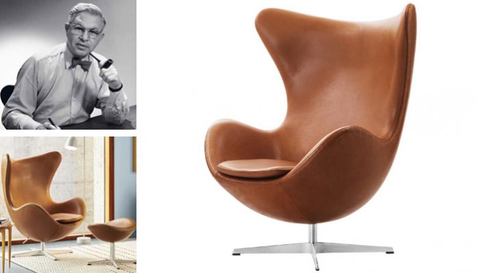 Fauteuil Egg d'Arne Jacobsen Histoire