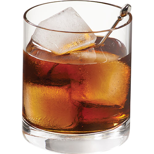 Image d’un verre de cocktail Black Russian original