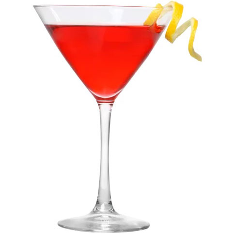 Image d’un verre de cocktail Cosmopolitan original