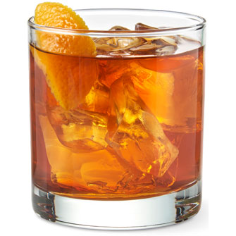 Image d’un verre de cocktail Old Fashioned original