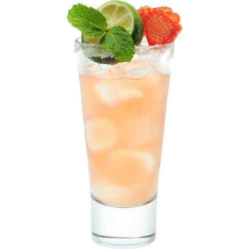 Image d’un verre de cocktail Paloma original