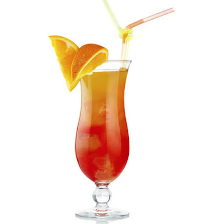 Image d’un verre de cocktail Sex on the Beach original