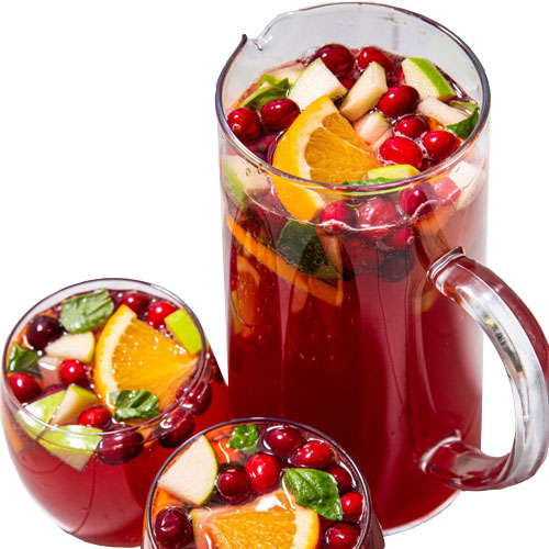 Image d’un verre de cocktail Virgin Sangria original