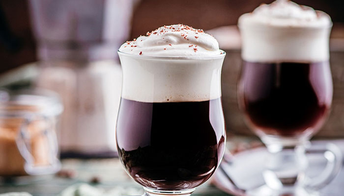 Image recette originale du cocktail Irish Coffee