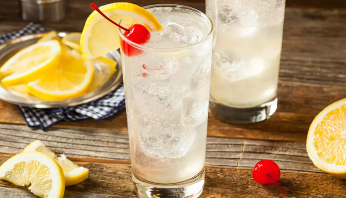 recette-originale-cocktail-tom-collins Image d’un verre de cocktail Tom Collins original