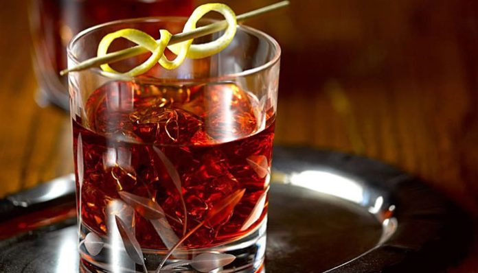 Image d’un verre de cocktail Vieux Carré original