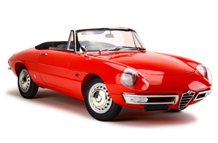 Présentation de la voiture Alfa Romeo Spider