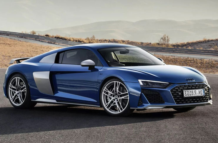 Présentation de la voiture Audi R8