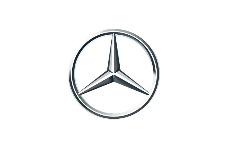 Logo de la marque automobile Mercedes