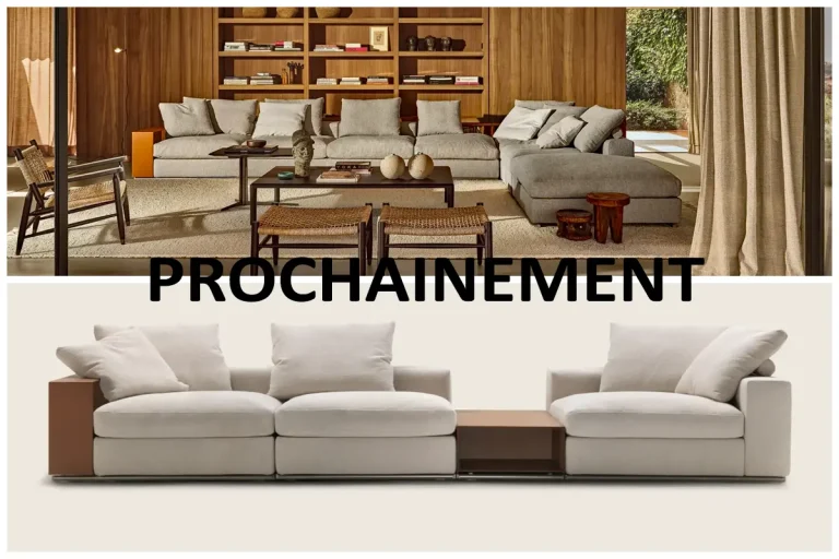 Meuble emblématique de Flexform : canapé Groundpiece