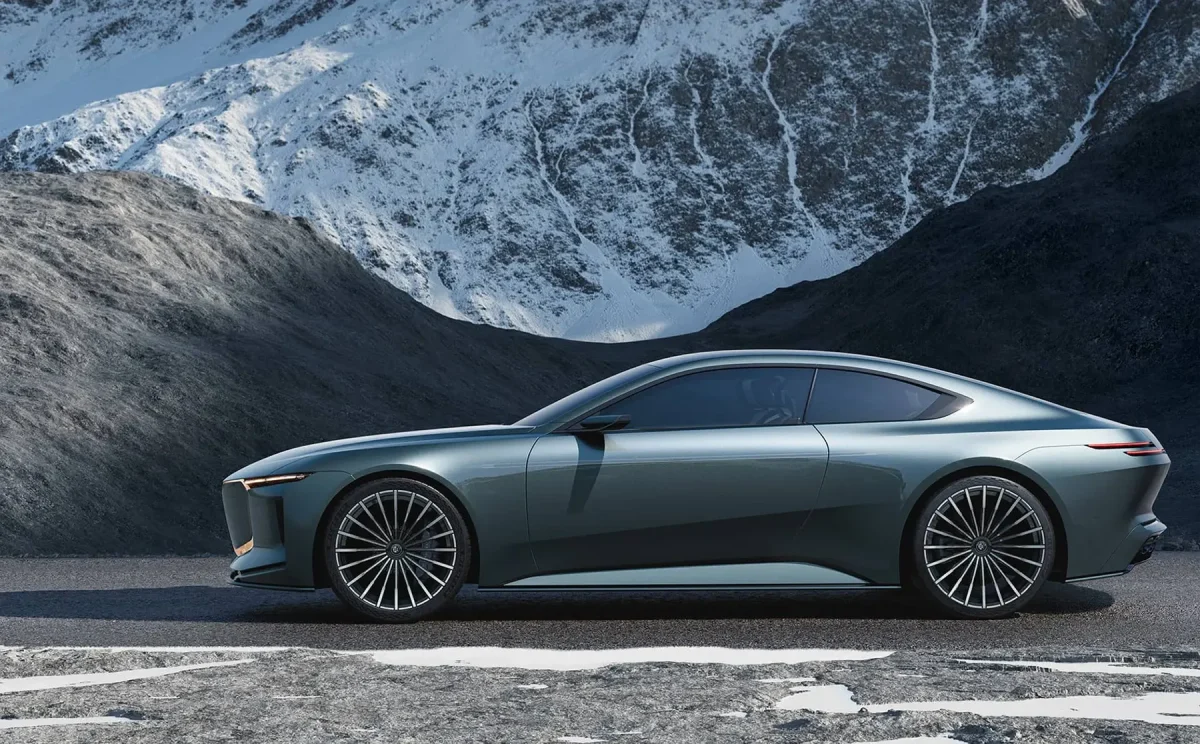 BMW Vision Alpina, grand coupé conceptuel de 5,20 mètres de long.