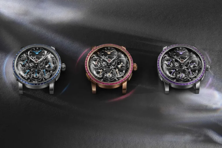 MB&F LM Perpetual Chromatic Editions : le calendrier perpétuel prend la couleur des pierres