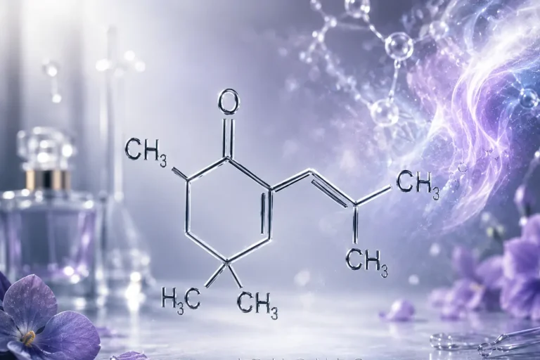 Ionones et méthylionones : matières premières synthétiques en parfumerie