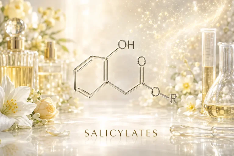 Salicylates : matières premières synthétiques en parfumerie
